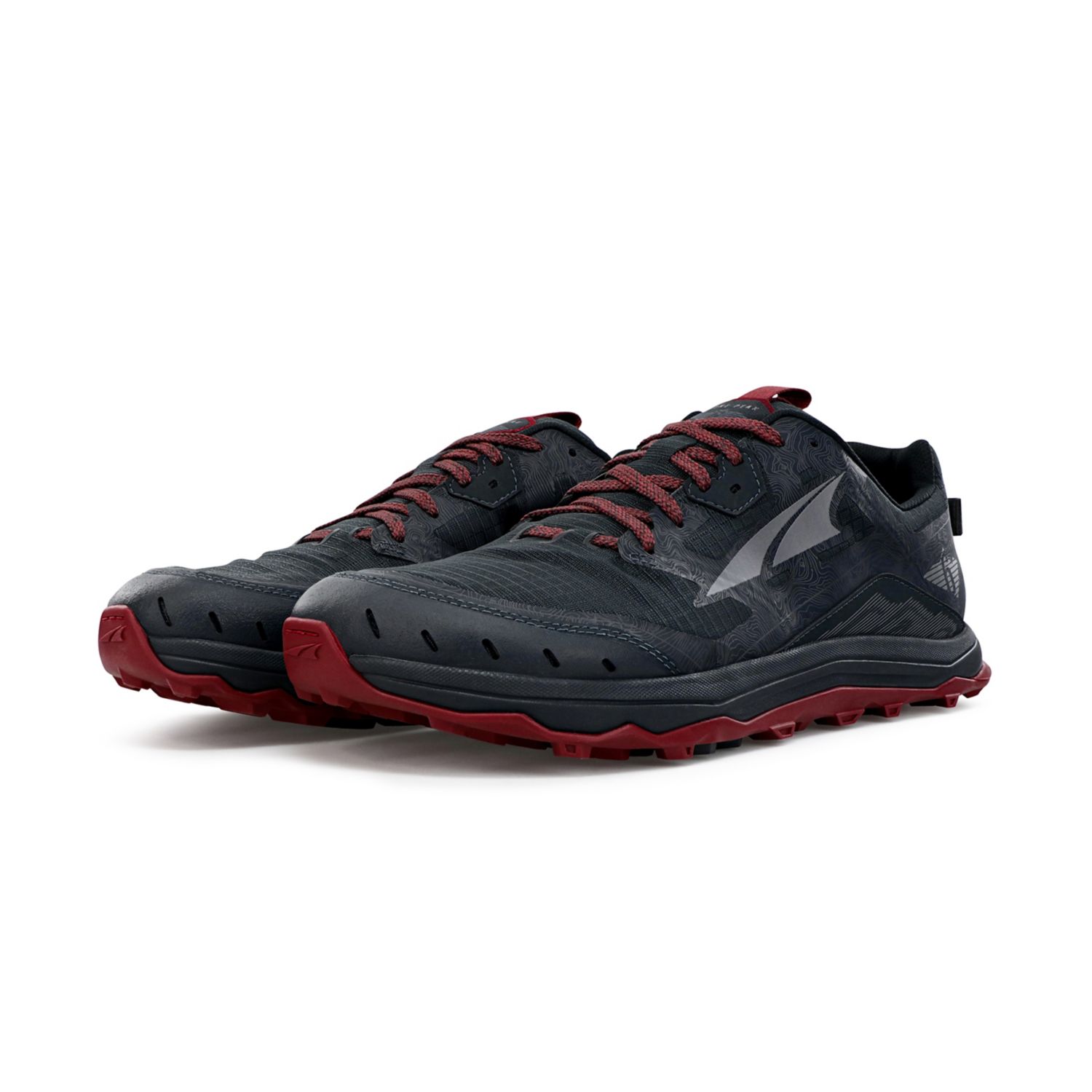 Altra Lone Peak 6 Men's Trail Running Shoes Black / Grey | South Africa-96234019